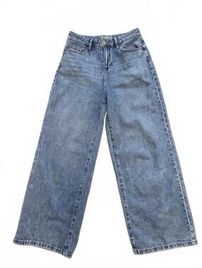 Rewash Womens High Waist Wide Leg Denim Jeans Acid Wash 5 27